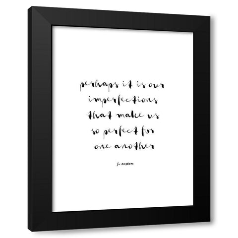 Classic Quotes I Black Modern Wood Framed Art Print by Fagalde, Jarman