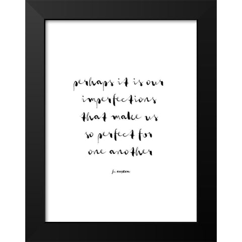 Classic Quotes I Black Modern Wood Framed Art Print by Fagalde, Jarman