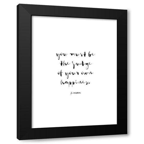 Classic Quotes IV Black Modern Wood Framed Art Print with Double Matting by Fagalde, Jarman