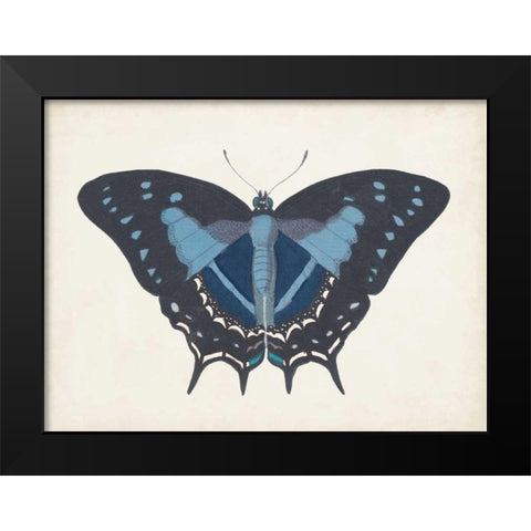 Beautiful Butterfly III Black Modern Wood Framed Art Print by Vision Studio