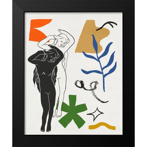 Starry Venus I Black Modern Wood Framed Art Print by Wang, Melissa