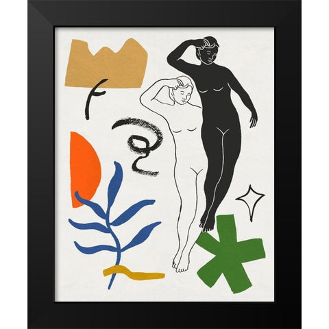 Starry Venus II Black Modern Wood Framed Art Print by Wang, Melissa