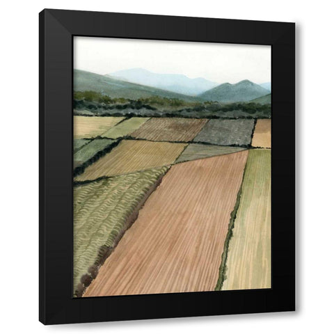 This Land II Black Modern Wood Framed Art Print by Popp, Grace