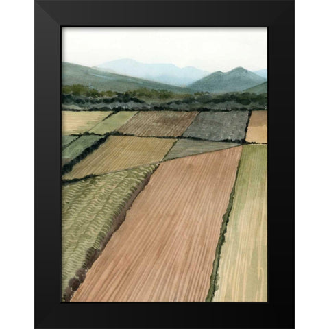 This Land II Black Modern Wood Framed Art Print by Popp, Grace