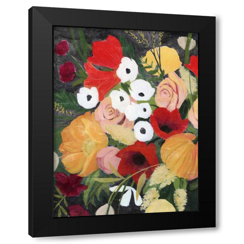 November Bouquet I Black Modern Wood Framed Art Print with Double Matting by Popp, Grace