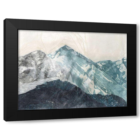 Glacial Peaks I Black Modern Wood Framed Art Print by Lam, Vanna