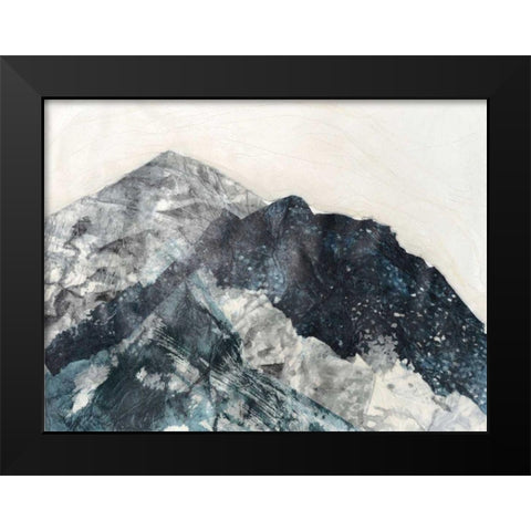 Glacial Peaks II Black Modern Wood Framed Art Print by Lam, Vanna