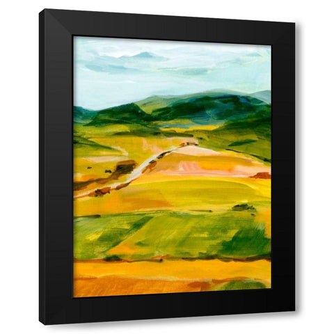 Country Gaze I Black Modern Wood Framed Art Print with Double Matting by Warren, Annie
