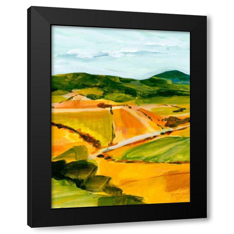 Country Gaze II Black Modern Wood Framed Art Print by Warren, Annie