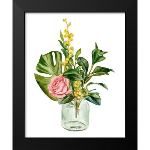 Potpourri II Black Modern Wood Framed Art Print by Wang, Melissa