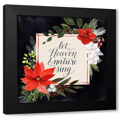 Heaven and Nature III Black Modern Wood Framed Art Print by Popp, Grace