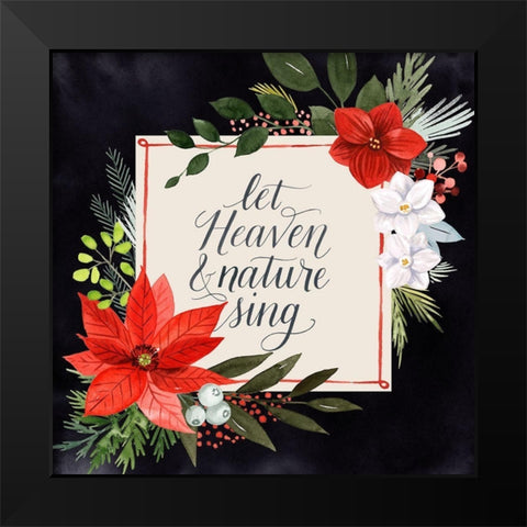 Heaven and Nature III Black Modern Wood Framed Art Print by Popp, Grace