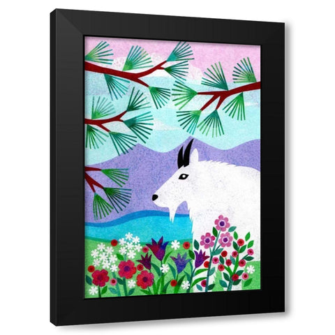 Forest Creatures V Black Modern Wood Framed Art Print with Double Matting by Conway, Kim