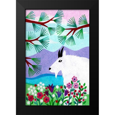 Forest Creatures V Black Modern Wood Framed Art Print by Conway, Kim