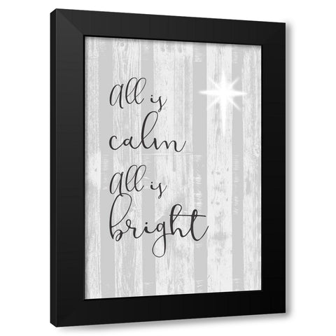 Blessed Christmas II Black Modern Wood Framed Art Print by Goldberger, Jennifer
