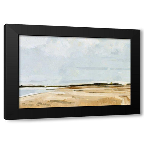 Quiet Coast I Black Modern Wood Framed Art Print by Caroline, Emma