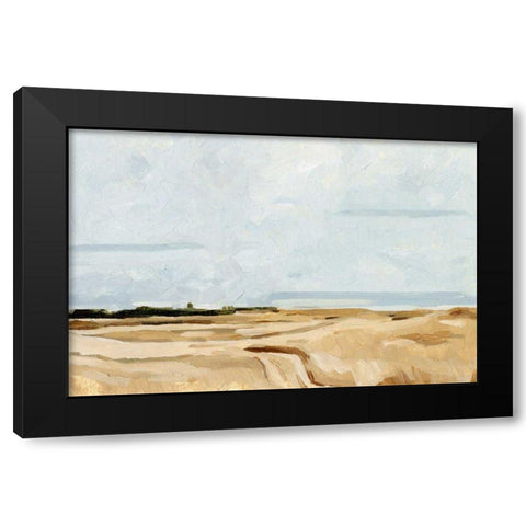 Quiet Coast II Black Modern Wood Framed Art Print with Double Matting by Caroline, Emma