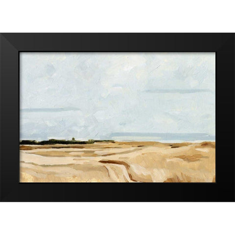 Quiet Coast II Black Modern Wood Framed Art Print by Caroline, Emma