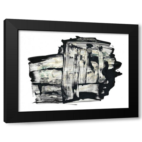 Inscrutible I Black Modern Wood Framed Art Print by Stramel, Renee W.