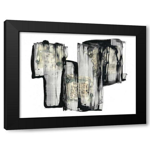 Inscrutible II Black Modern Wood Framed Art Print by Stramel, Renee W.