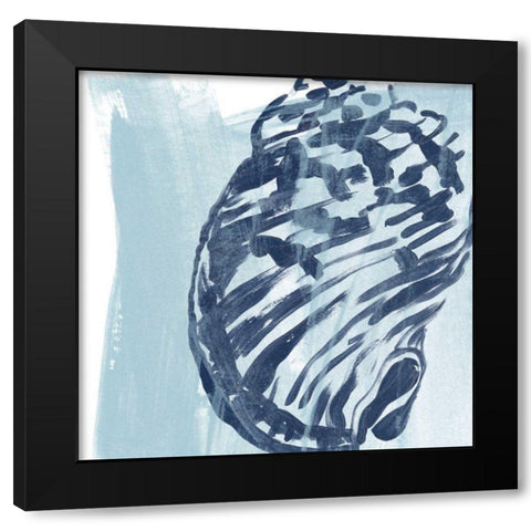 Ocean Study III Black Modern Wood Framed Art Print by Vess, June Erica