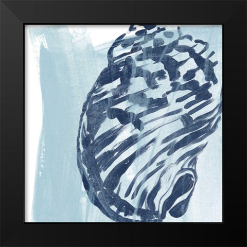 Ocean Study III Black Modern Wood Framed Art Print by Vess, June Erica