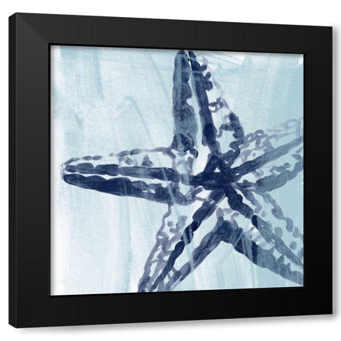 Ocean Study VIII Black Modern Wood Framed Art Print with Double Matting by Vess, June Erica