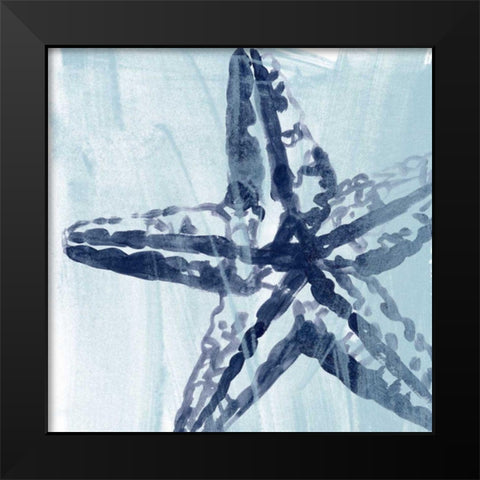 Ocean Study VIII Black Modern Wood Framed Art Print by Vess, June Erica