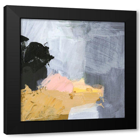 Niebla II Black Modern Wood Framed Art Print with Double Matting by Borges, Victoria