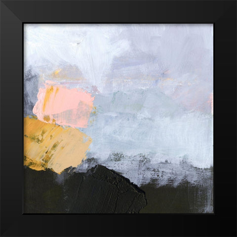 Niebla III Black Modern Wood Framed Art Print by Borges, Victoria