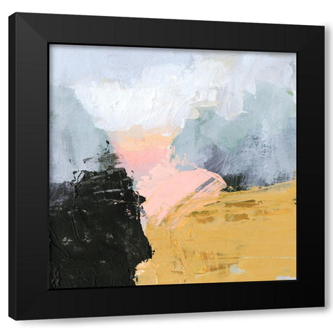 Niebla IV Black Modern Wood Framed Art Print by Borges, Victoria