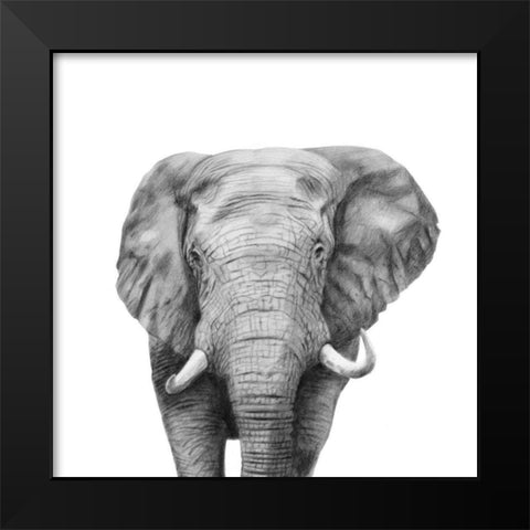 Back Up Plan IV Black Modern Wood Framed Art Print by Borges, Victoria