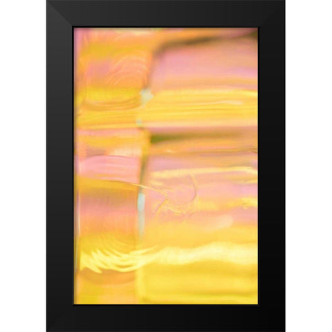 Sunny Glass I Black Modern Wood Framed Art Print by Stramel, Renee W.