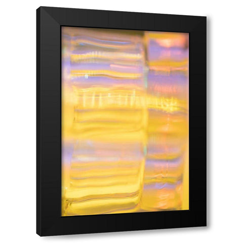 Sunny Glass II Black Modern Wood Framed Art Print by Stramel, Renee W.