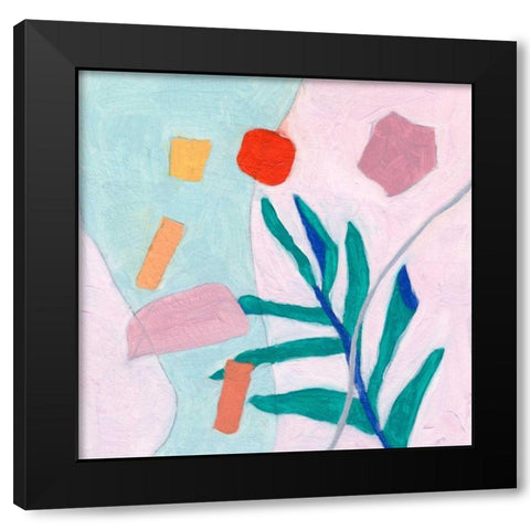 Island Time I Black Modern Wood Framed Art Print by Wang, Melissa