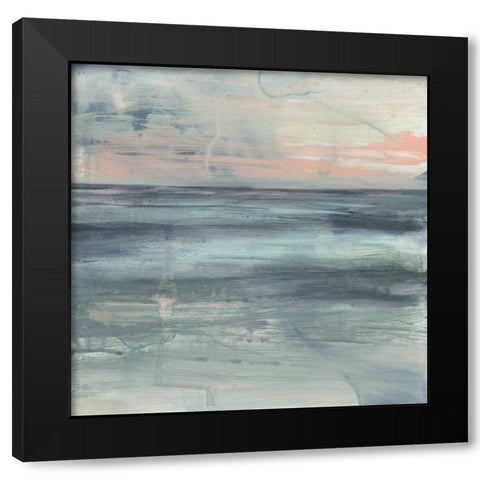 Pastel Coast I Black Modern Wood Framed Art Print by Goldberger, Jennifer