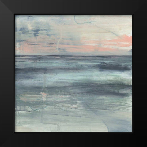 Pastel Coast I Black Modern Wood Framed Art Print by Goldberger, Jennifer