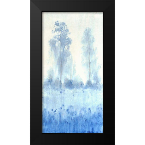Blue Focus I Black Modern Wood Framed Art Print by OToole, Tim