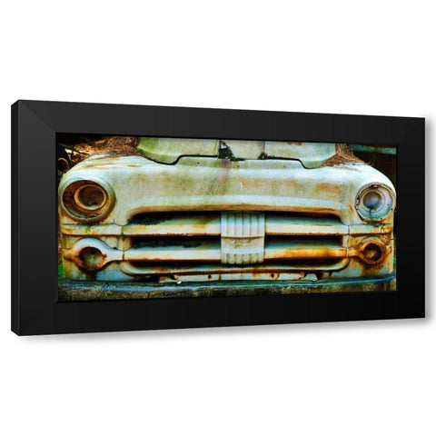 Car Graveyard II Black Modern Wood Framed Art Print with Double Matting by McLoughlin, James