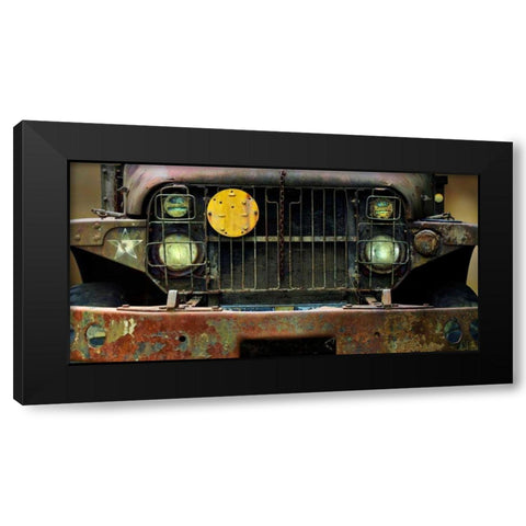 Car Graveyard IV Black Modern Wood Framed Art Print by McLoughlin, James