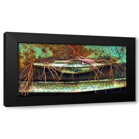 Car Graveyard VI Black Modern Wood Framed Art Print with Double Matting by McLoughlin, James