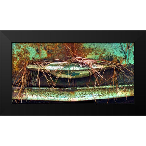 Car Graveyard VI Black Modern Wood Framed Art Print by McLoughlin, James