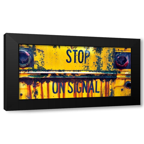 Car Graveyard VII Black Modern Wood Framed Art Print with Double Matting by McLoughlin, James