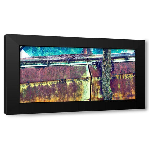 Car Graveyard XI Black Modern Wood Framed Art Print with Double Matting by McLoughlin, James