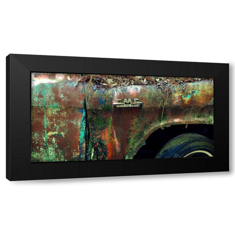Car Graveyard XIII Black Modern Wood Framed Art Print by McLoughlin, James