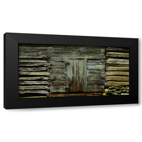 Barnside II Black Modern Wood Framed Art Print with Double Matting by McLoughlin, James