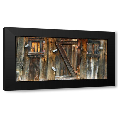 Barnside IV Black Modern Wood Framed Art Print by McLoughlin, James