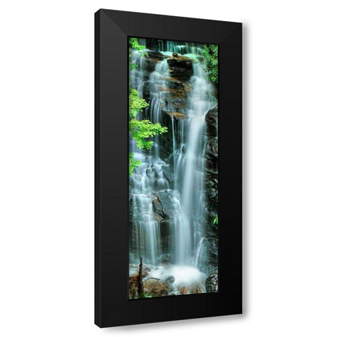 Vertical Falls I Black Modern Wood Framed Art Print by McLoughlin, James