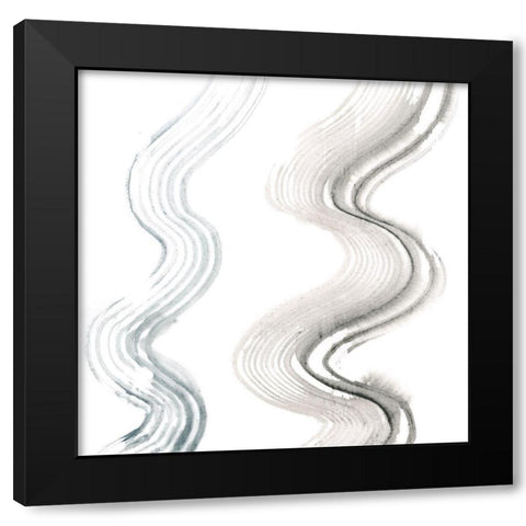Algorithms I Black Modern Wood Framed Art Print with Double Matting by Lam, Vanna