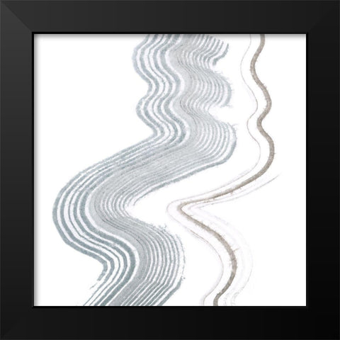 Algorithms II Black Modern Wood Framed Art Print by Lam, Vanna
